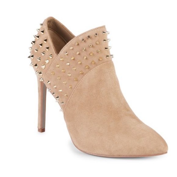 Sam Edelman Shoes - SAM EDELMAN Wally Studded Leather Suede High Heel Booties Sz 10 Like new